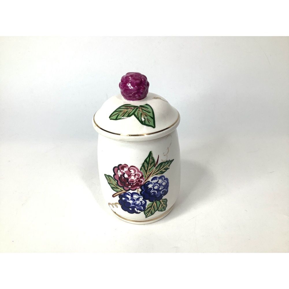 Vintage Knotts Berry Farm Ceramic Canister‎ Sugar Jam Made Japan 5"
